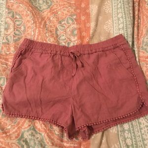 Pink shorts